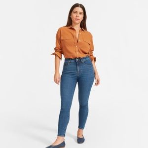Everlane Curvy Stretch High-Rise Skinny Jean Ankle